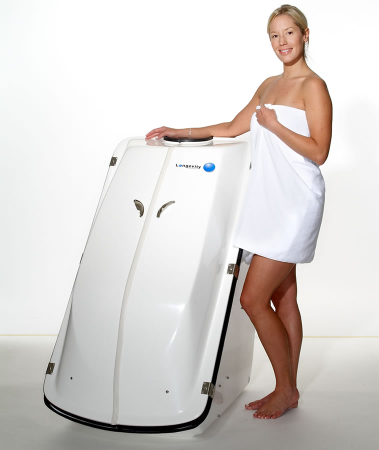 Longevity Resources Inc. Steam Sauna Cabinet the Hyperthermic Chamber