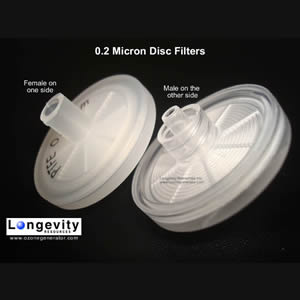 Ozone Resistent Disc Filters for Tubing and Syringes