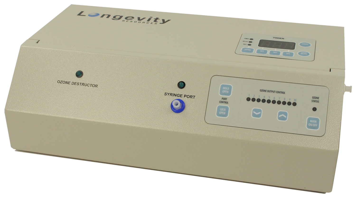 Quantum 5 "All Digital" Ozone Generator with Digital Display and Timer by Longevity